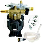 OEM Technologies Fully Plumbed 3100 PSI 2.5 GPM Horizontal Axial Pressure Washer Pump Kit
