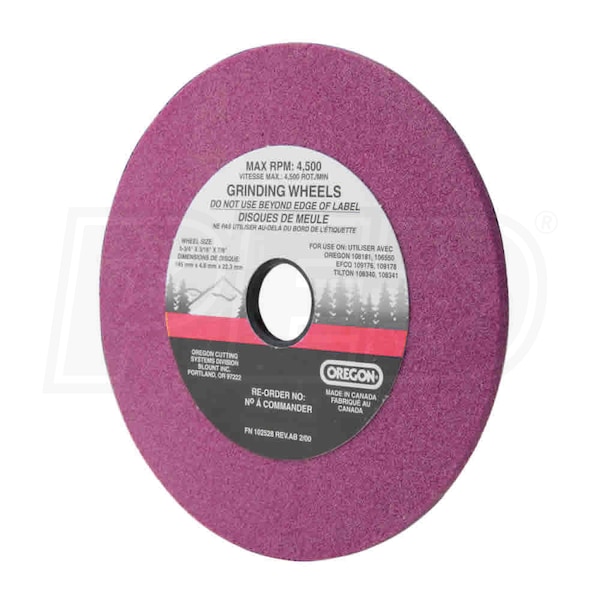 Oregon 5-3/4" x 3/16" Replacement Grinding Wheel For Full Size Oregon Grinders
