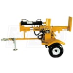 PowerTek 30-Ton Horizontal / Vertical Gas Log Splitter w/ High-Speed Suspension