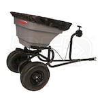 Precision Products 75 LB Pro Series Tow Behind Broadcast Spreader With Rain Cover