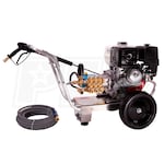 Pressure-Pro Professional 4000 PSI (Gas-Cold Water) Aluminum Frame Pressure Washer w/  CAT Pump & Honda GX390 Engine
