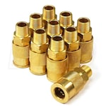 Primefit IC3838MB-B10-P (10-Pack) Industrial M-Style Brass Coupler 3/8