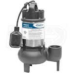 ProFlo PF93781 - 1/2 HP Stainless Steel & Cast Iron Sewage Pump (2