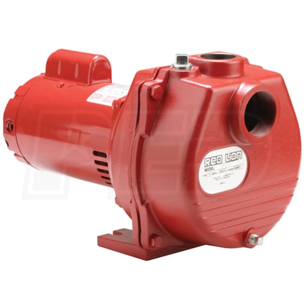 Red Lion 71 GPM 1-1/2 HP Self-Priming Cast Iron Sprinkler Pump w/ Brass Impeller 614675