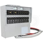 Reliance Controls 30-Amp (120/240V 10-Circuit) Power Transfer System w/ Interchangeable Breakers & 20' Cord