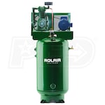 Rolair 5-HP 80-Gallon Dual-Voltage Two-Stage Air Compressor (208-230V 1-Phase)