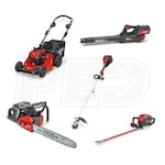 Snapper XD 82-Volt Lithium Ion Cordless Self-Propelled Mower, Leaf Blower, Chainsaw, Hedge Trimmer & String Trimmer Combo Kit