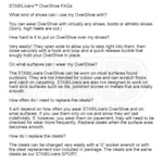 Stabilicers S OVERSHOE