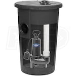 Superior Pump 93015 - 1/2 HP Cast Iron Sewage Pump System (2