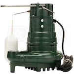 Zoeller M137 - 1/2 HP Cast Iron Effluent Pump w/ Vertical Float Switch
