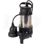 iON 3/4 HP Cast Iron Stainless Steel Sump Pump w/ Digital Level Control HP20159