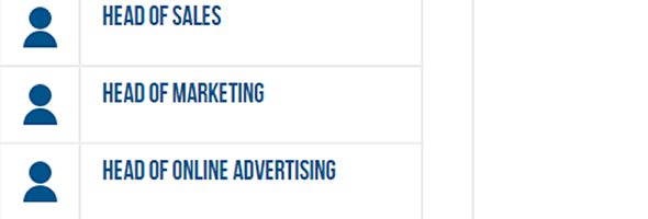 Giving Access to Head of Online Advertising