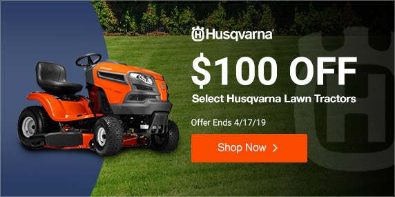 Husqvarna - $100 Off Select Lawn Tractors