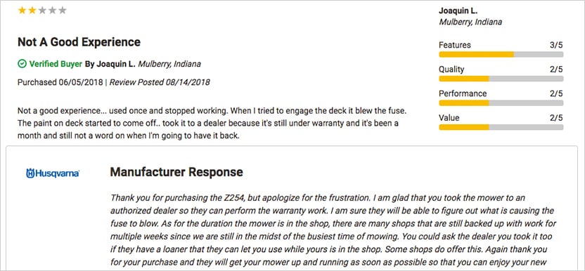 Respond to Customers