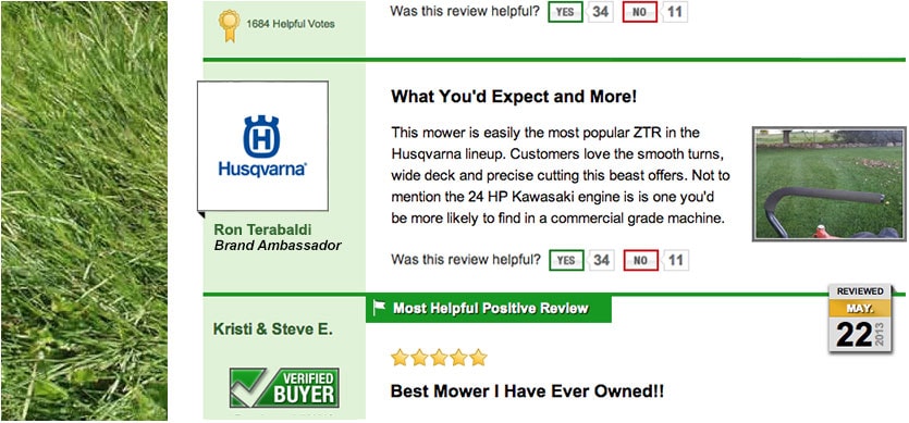 Reviews Tab
