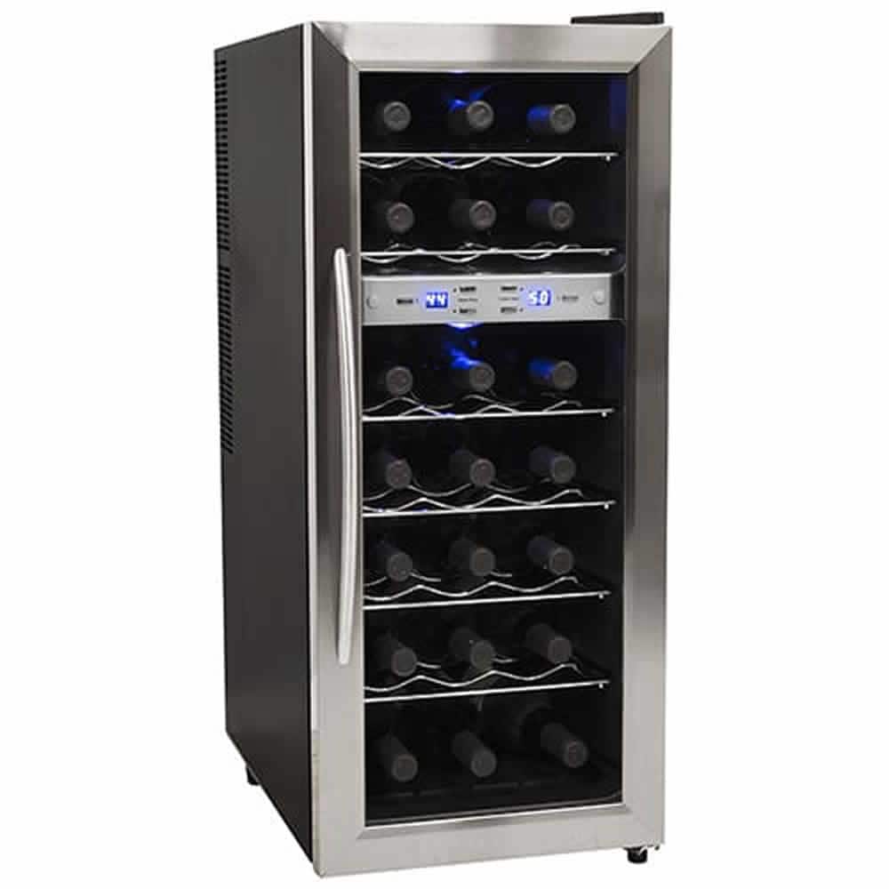 Edgestar 21 Bottle 13" Free Standing Wine Cooler Dual Zone