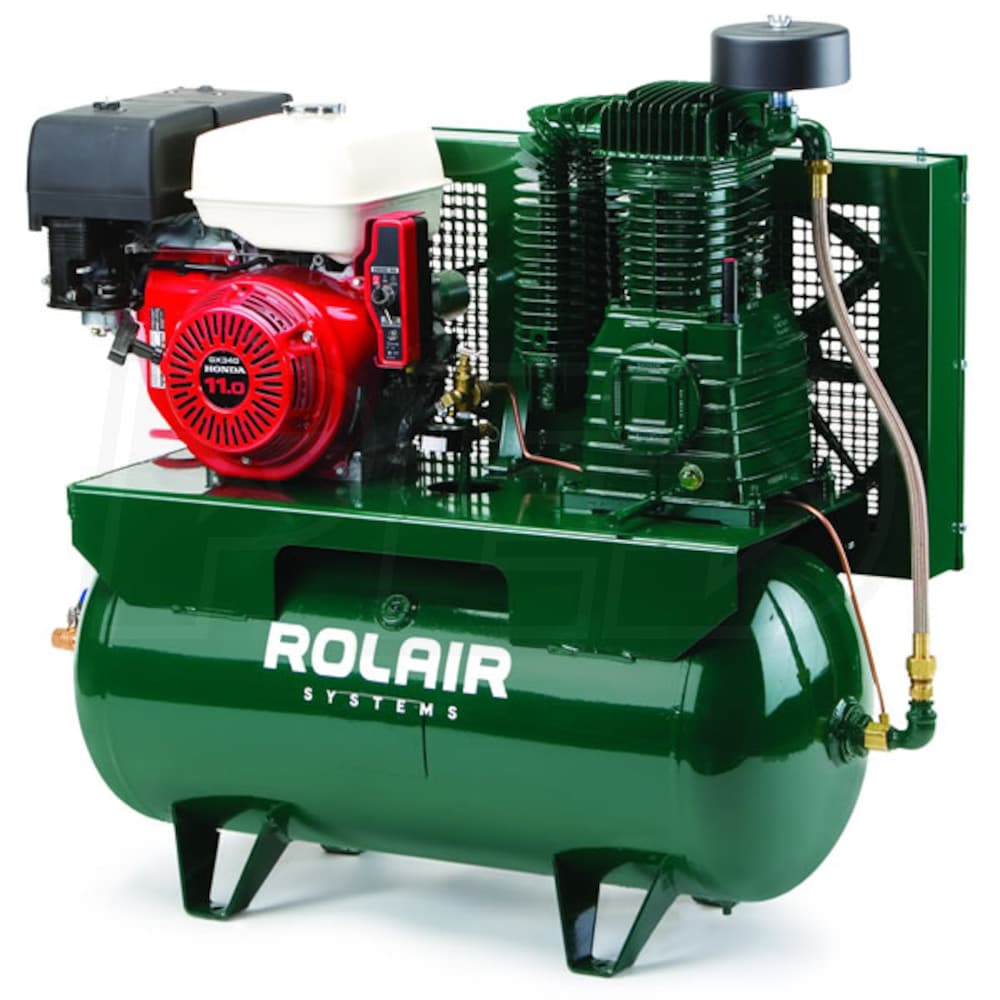 Rolair 13HP 30Gallon TwoStage Truck Mount Air Compressor w/ Electric