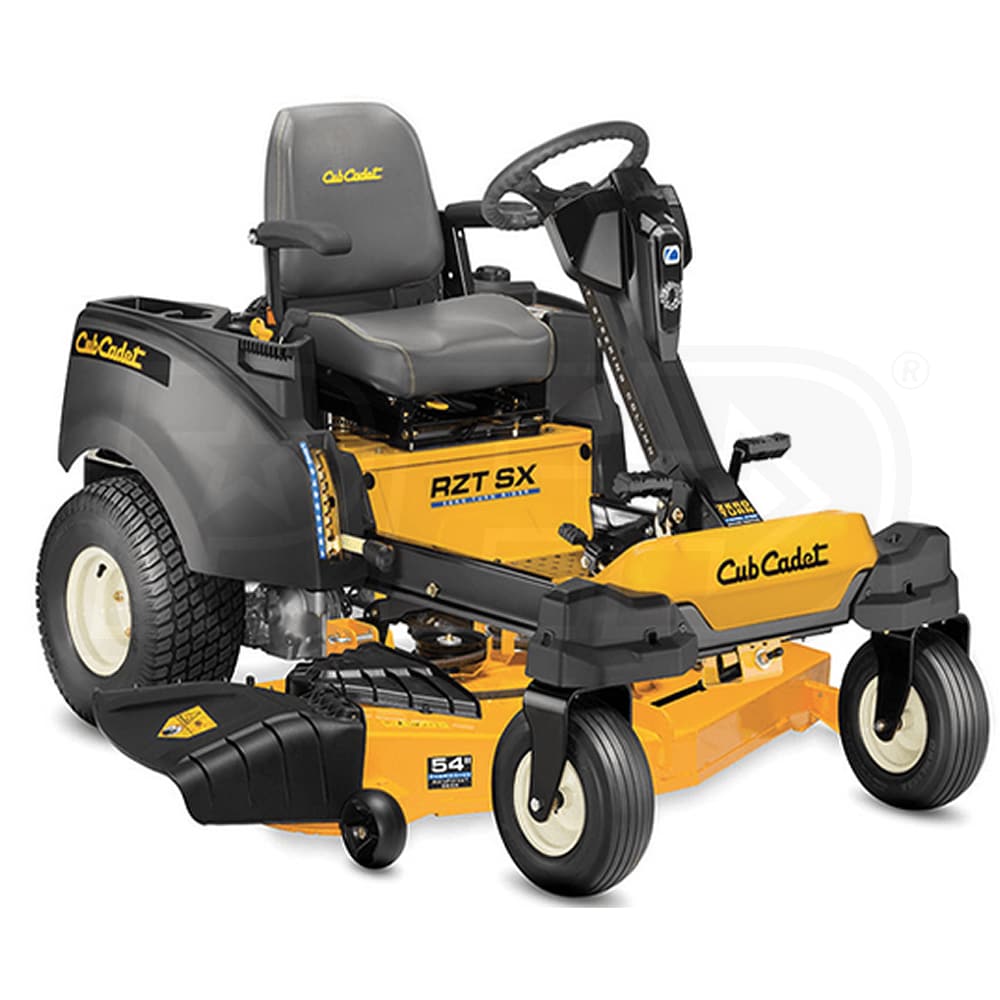 Cub cadet rzt sx54 21.5 hp kawasaki steering wheel zero turn lawn mower hotsell