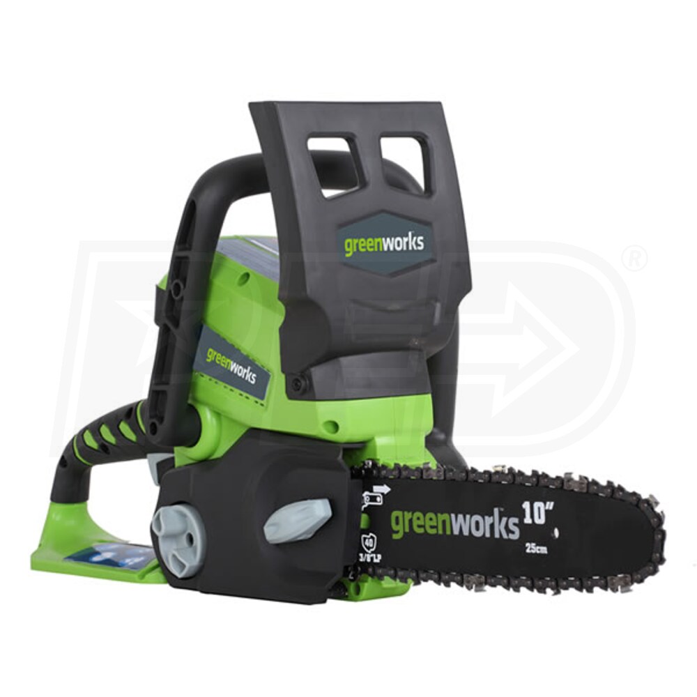Greenworks (10") 24Volt Enhanced Cordless LithiumIon Chain Saw (No