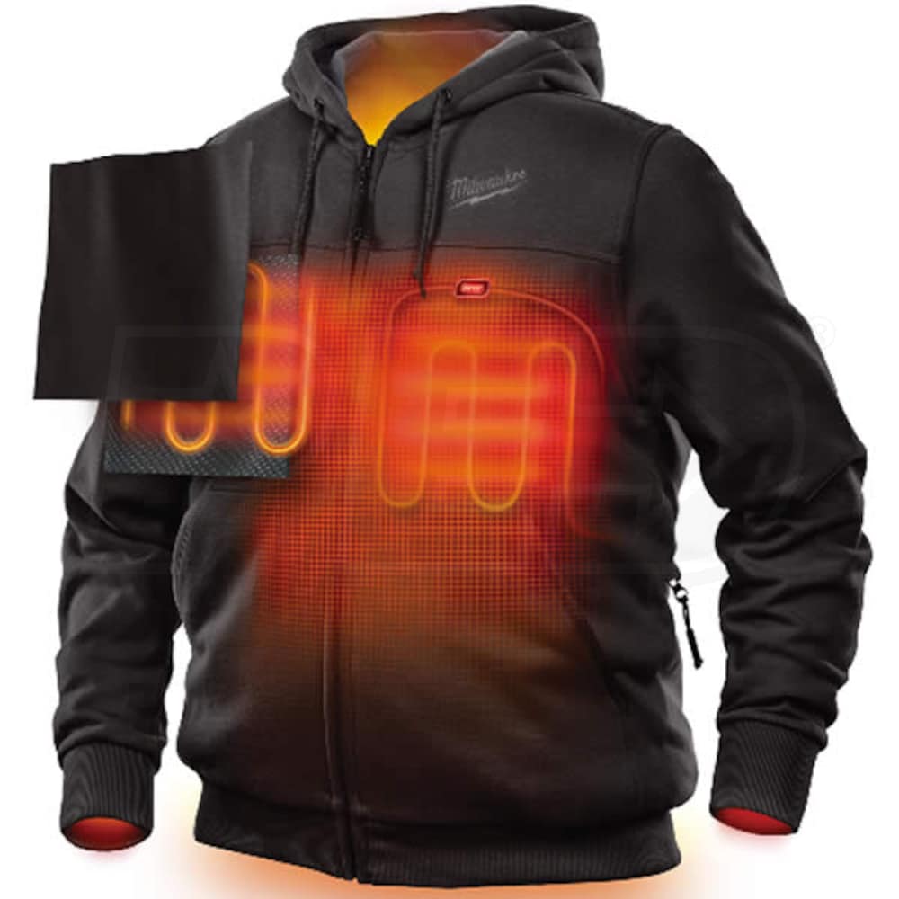 Milwaukee® M12™ Heated Hoodie Only (Black / 2XL) Milwaukee 301B202X