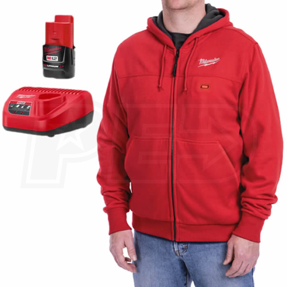 Milwaukee heated hotsell hoodie 3xl
