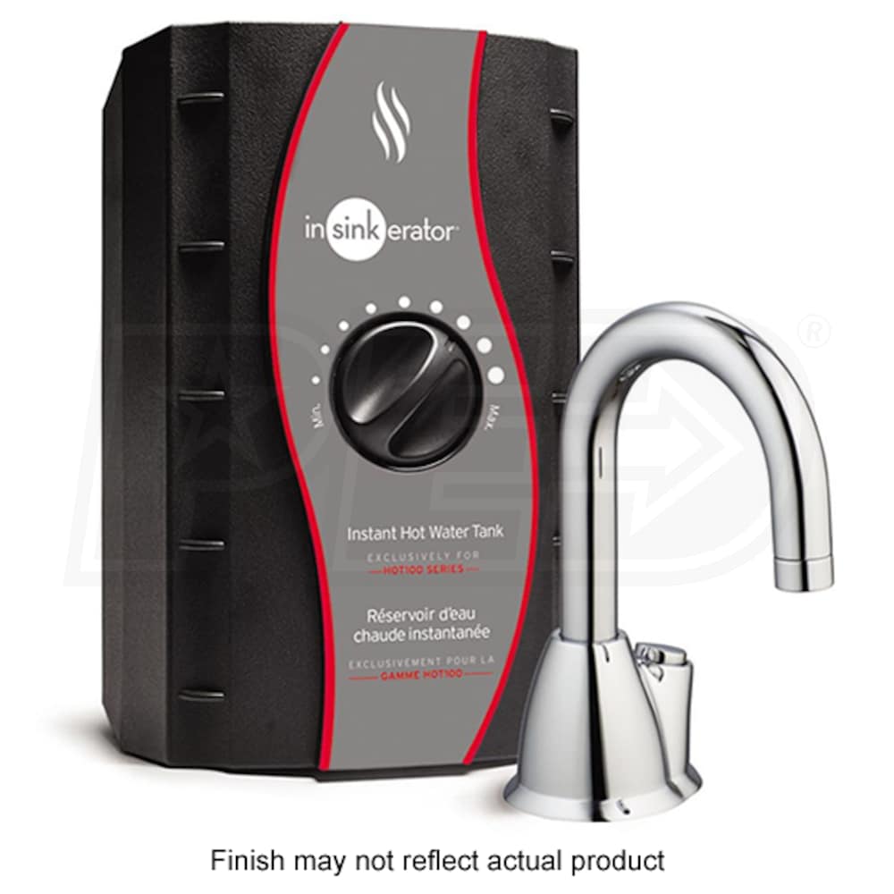 InSinkErator® Invite HOT100™ Hot Water Dispenser System Satin