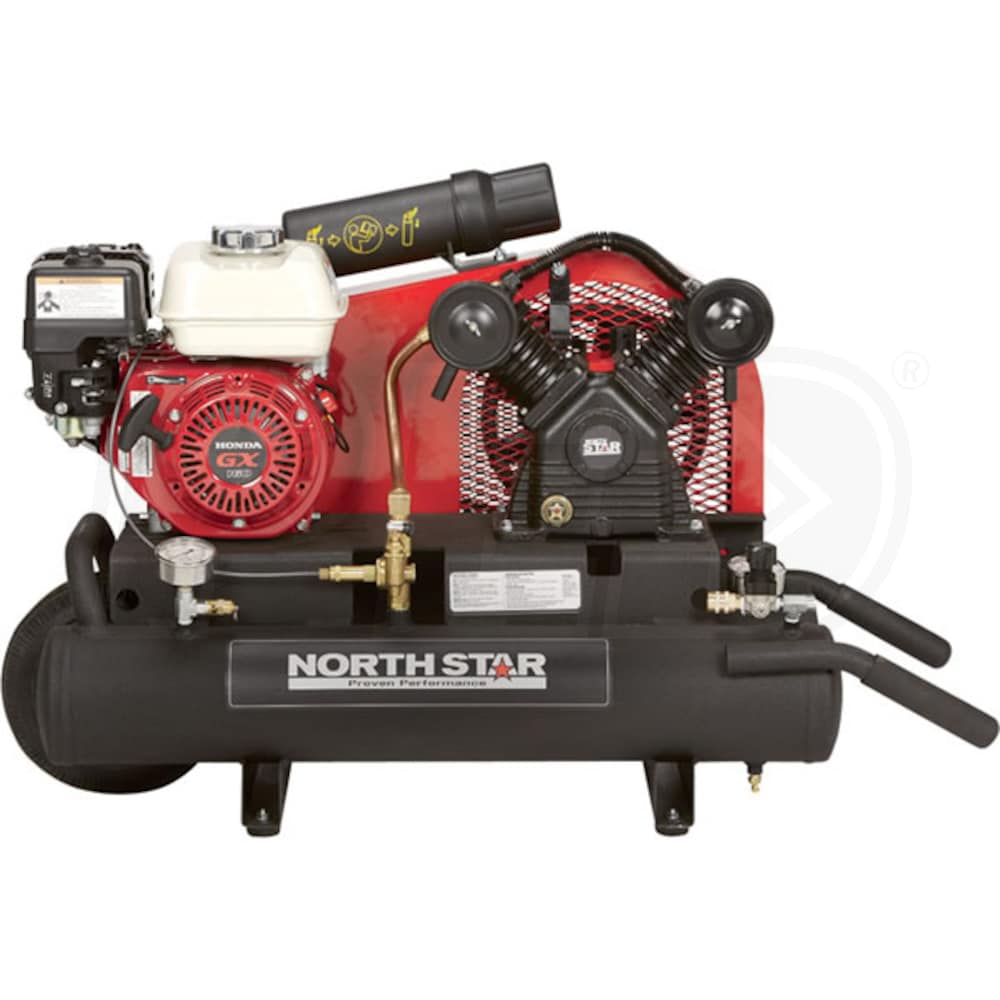 NorthStar 4.8HP 8Gallon Gas Wheelbarrow Air Compressor w/ Honda