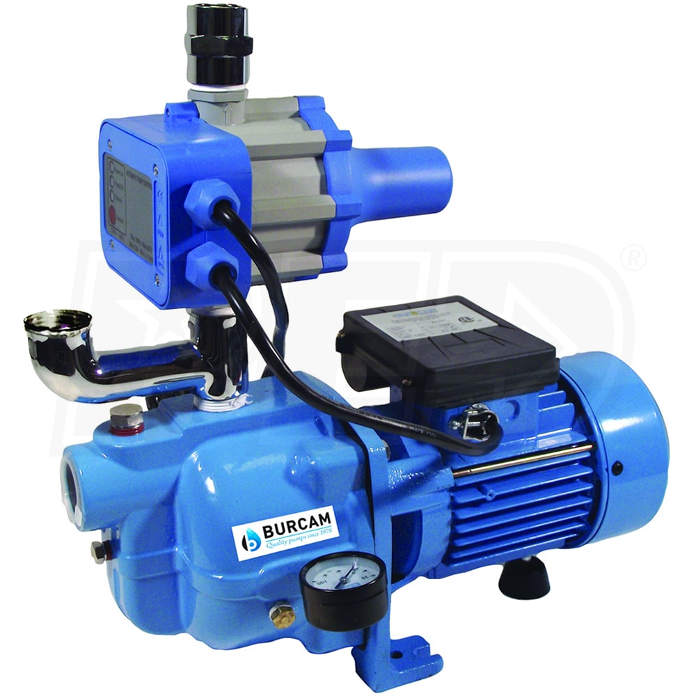 Burcam Pumps 15 GPM 3/4 HP Cast Iron Shallow Well Dual App. Pump