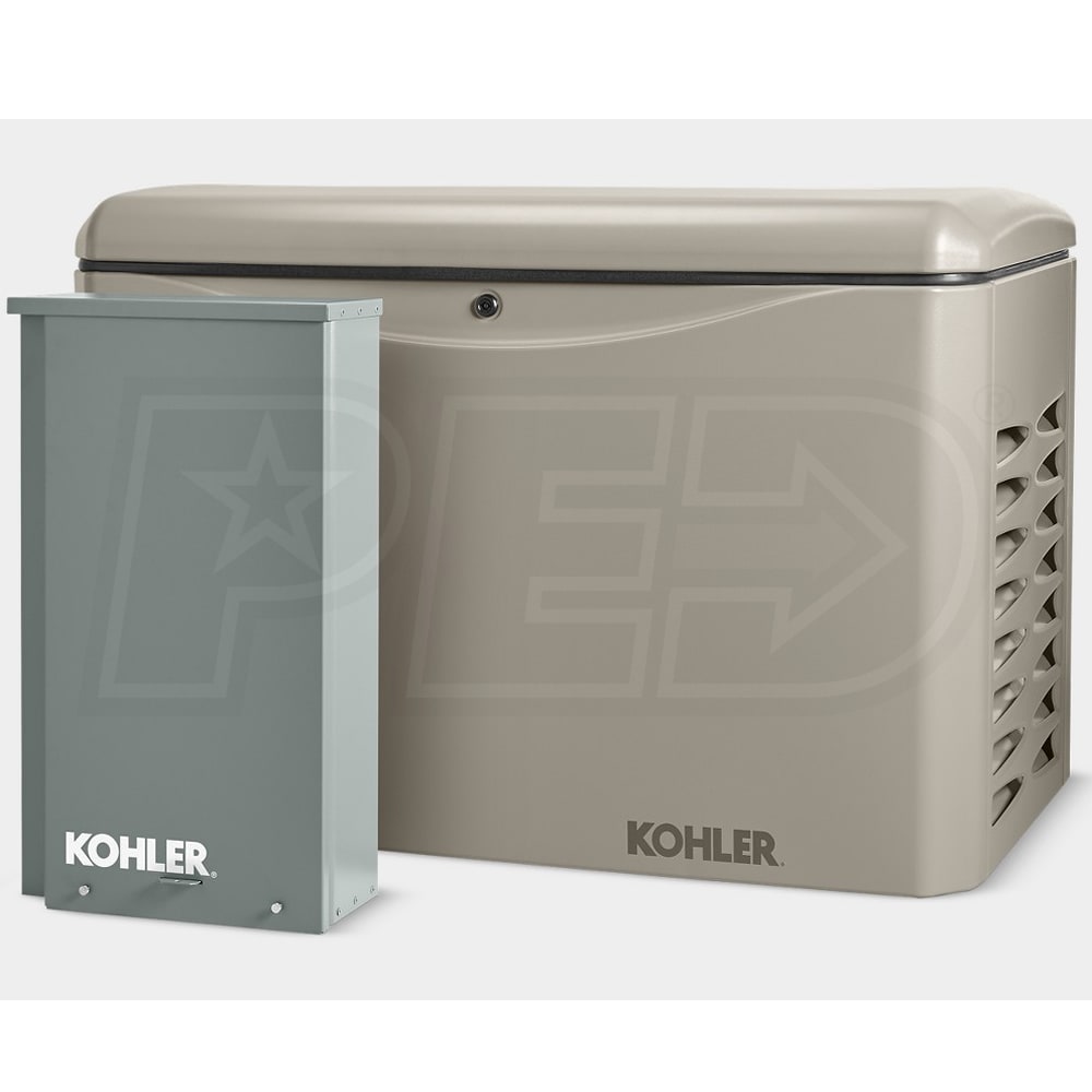 Kohler 14kW Aluminum Standby Generator System (200A Service Disconnect