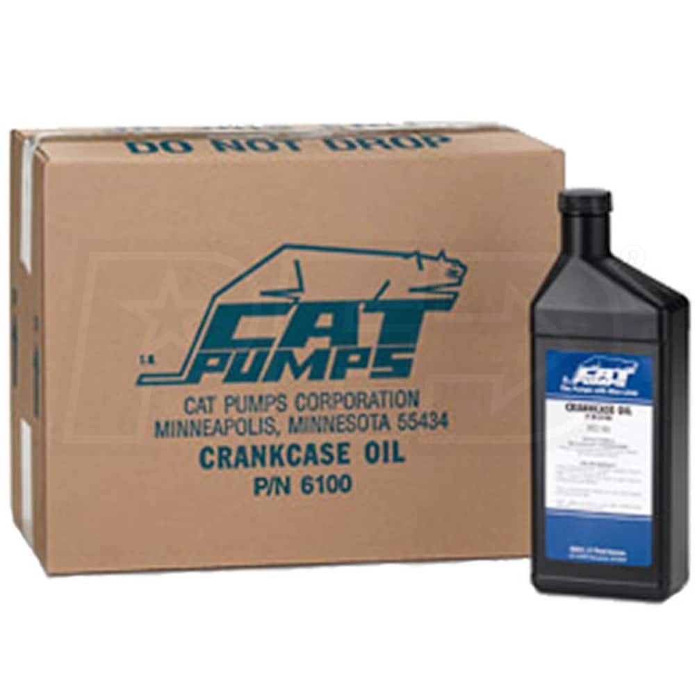 CAT Brand Pump Crankcase Oil (Case of Twelve 21oz Bottles) Cat Pumps 6100