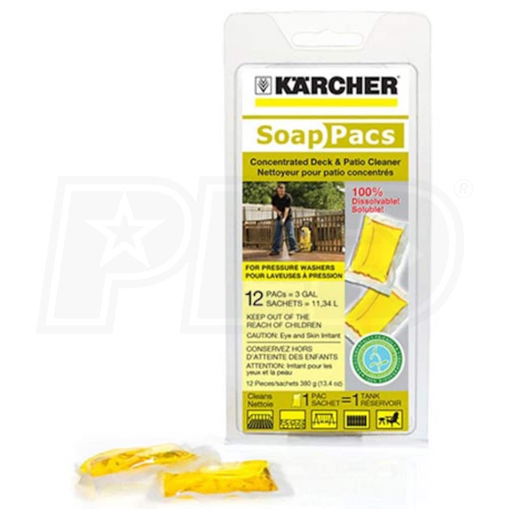 Karcher Concentrated Deck & Patio Soap Pacs (12 Pack) Karcher 9.558113