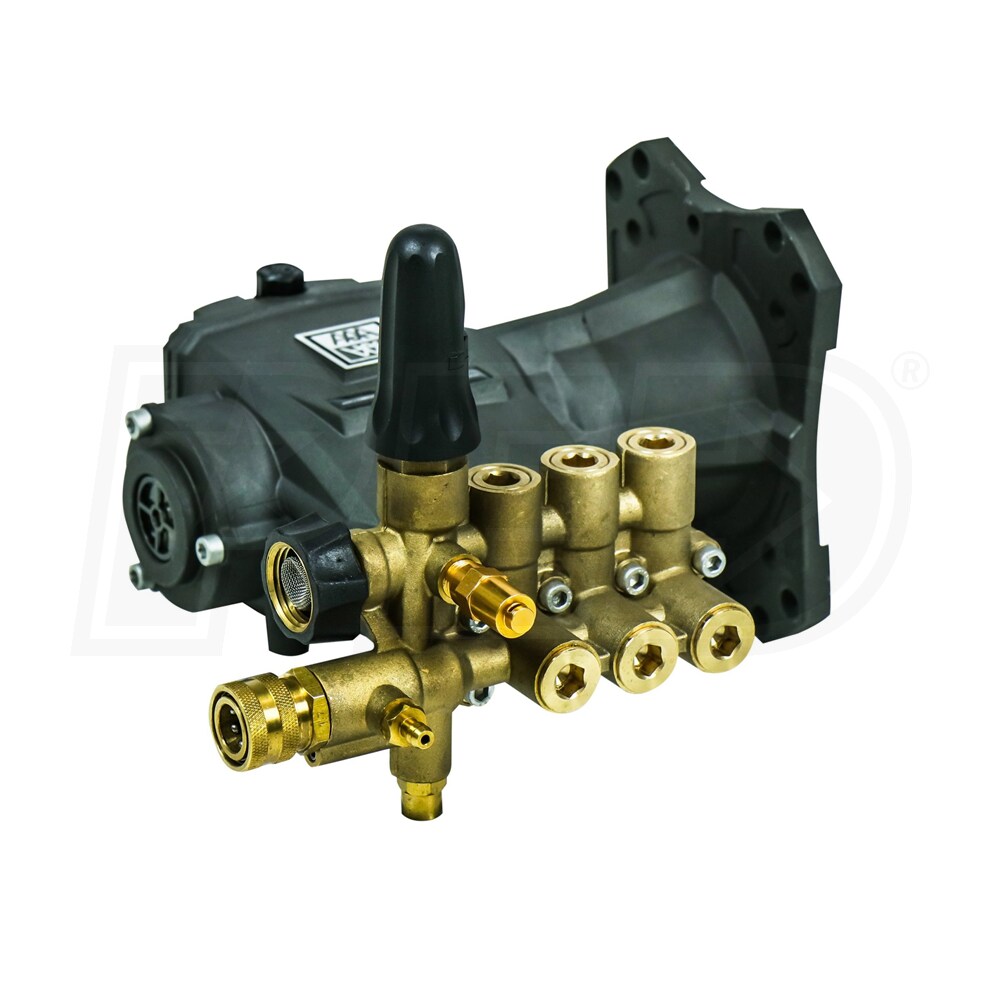 AAA Fully Plumbed 4400 PSI 3.3 GPM Horizontal Triplex Pressure Washer