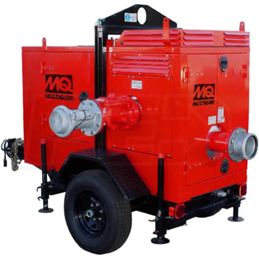 Multiquip AP6SAP 2300 GPM (6") ActivPrime Pintle Trailer Mounted