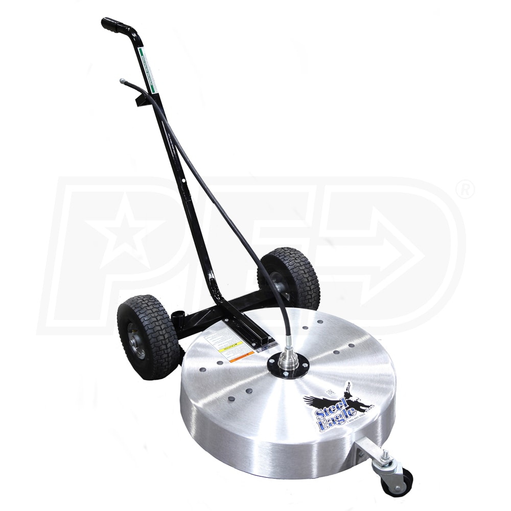 Steel Eagle Professional 24" Talon 4 Swivel Surface Cleaner w/ Straight Handle (4000 PSI