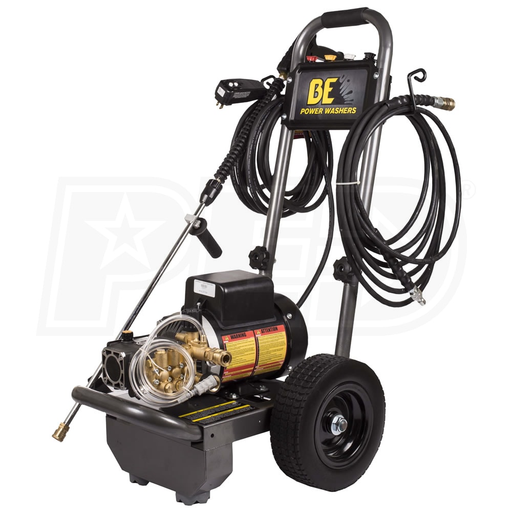 BE Professional 1500 PSI Electric Cold Water Pressure Washer w