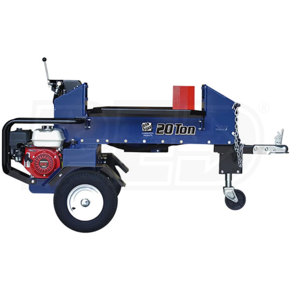 Iron & Oak 20Ton HondaPowered DualAction Horizontal Gas Log Splitter