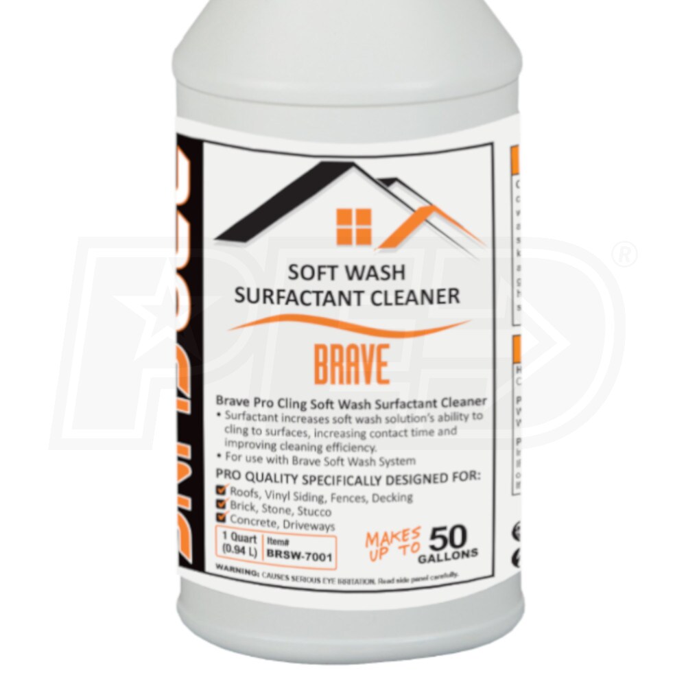 Brave Pro Cling Soft Wash Surfactant (1 Quart) Brave Products