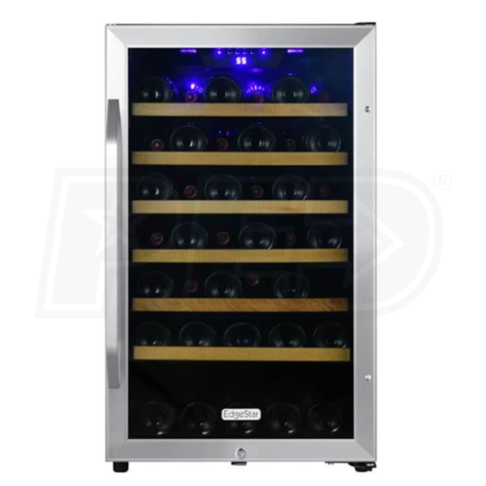 Edgestar 44 Bottle 20" Free Standing Wine Cooler Reversible Door