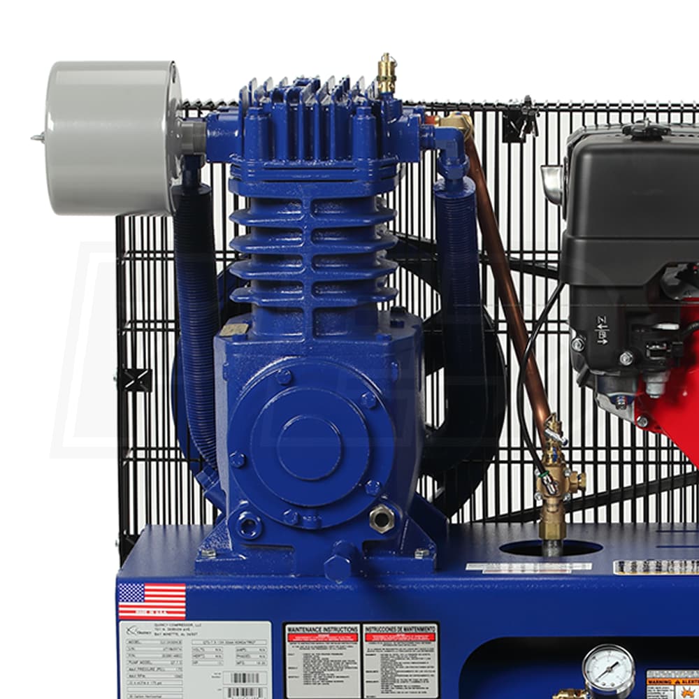 Quincy QT 13HP 30Gallon TwoStage Truck Mount Air Compressor w