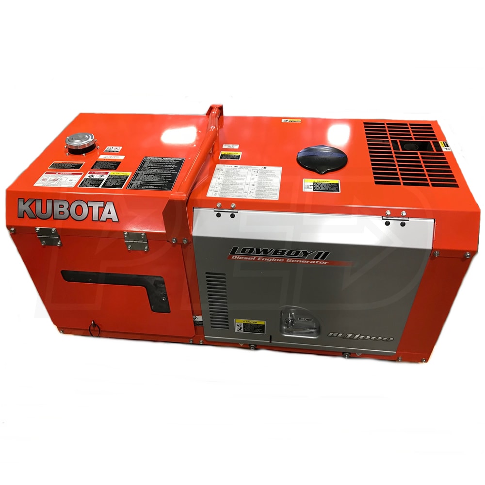 Kubota GL11000 11,000 Watt Lowboy II Series Industrial Diesel