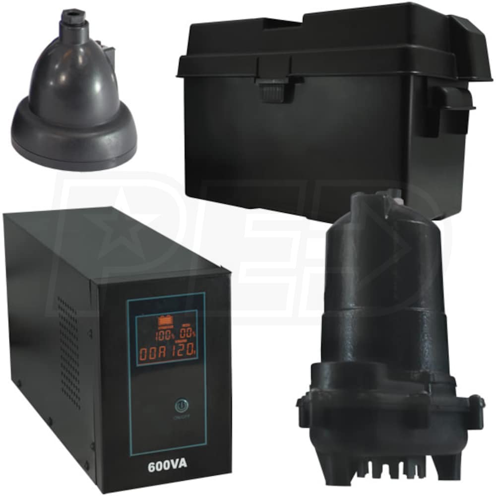 iON 30ACi+ Battery Backup Sump Pump System (2640 GPH @ 10') | iON