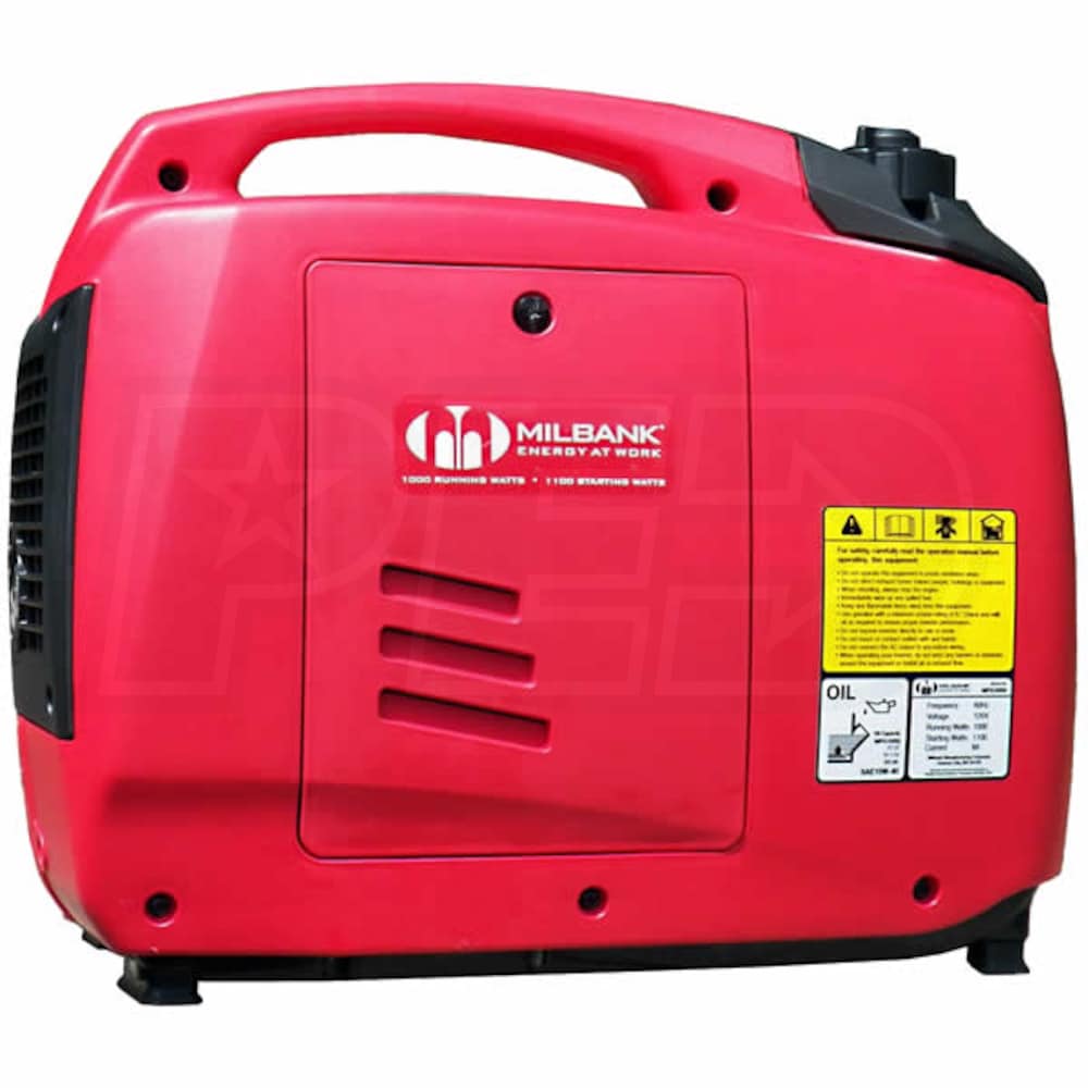 Milbank MPG1000I 1000 Watt Portable Inverter Generator Milbank MPG1000I