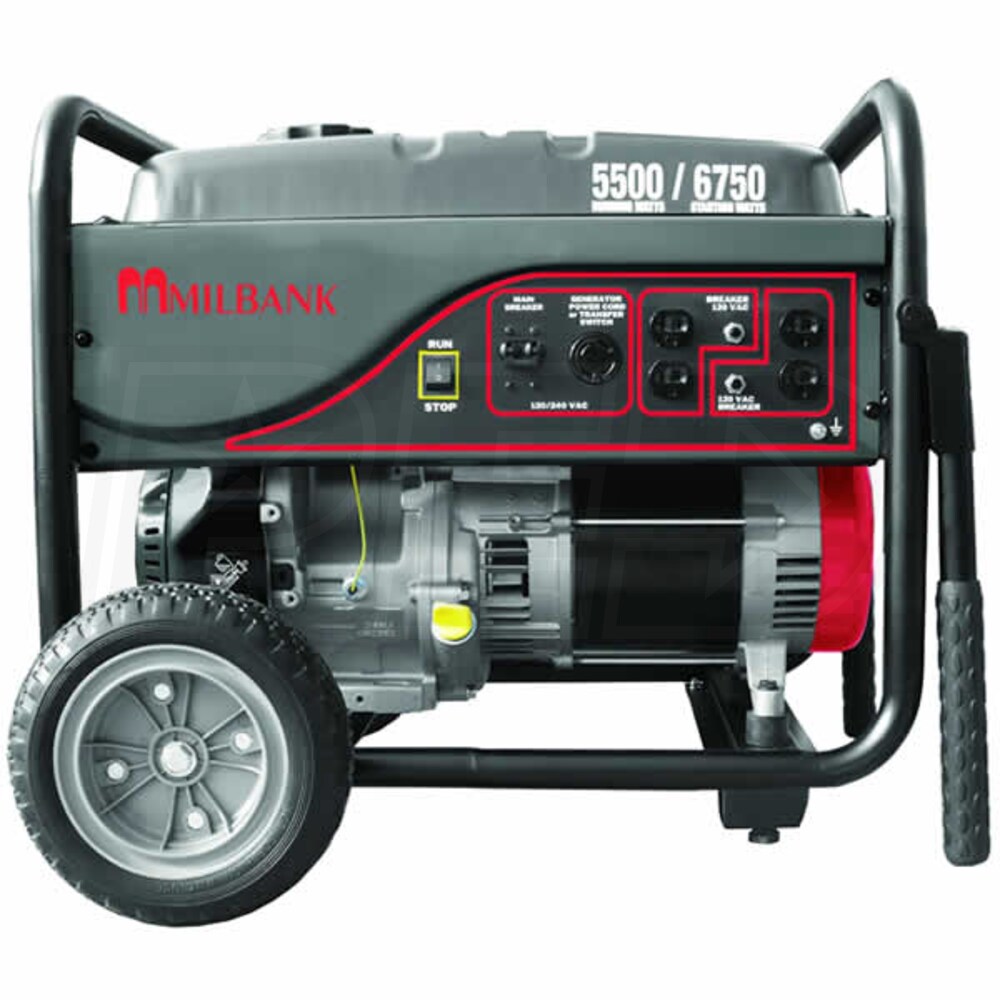 Milbank MPG6000S 6000 Watt Storm Responder Portable Generator w/ 25