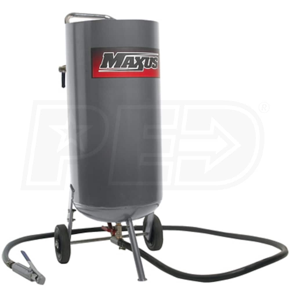 Maxus 125Pound Pressure Feed Sand Blaster w/ Steel Hopper Maxus MXS21003
