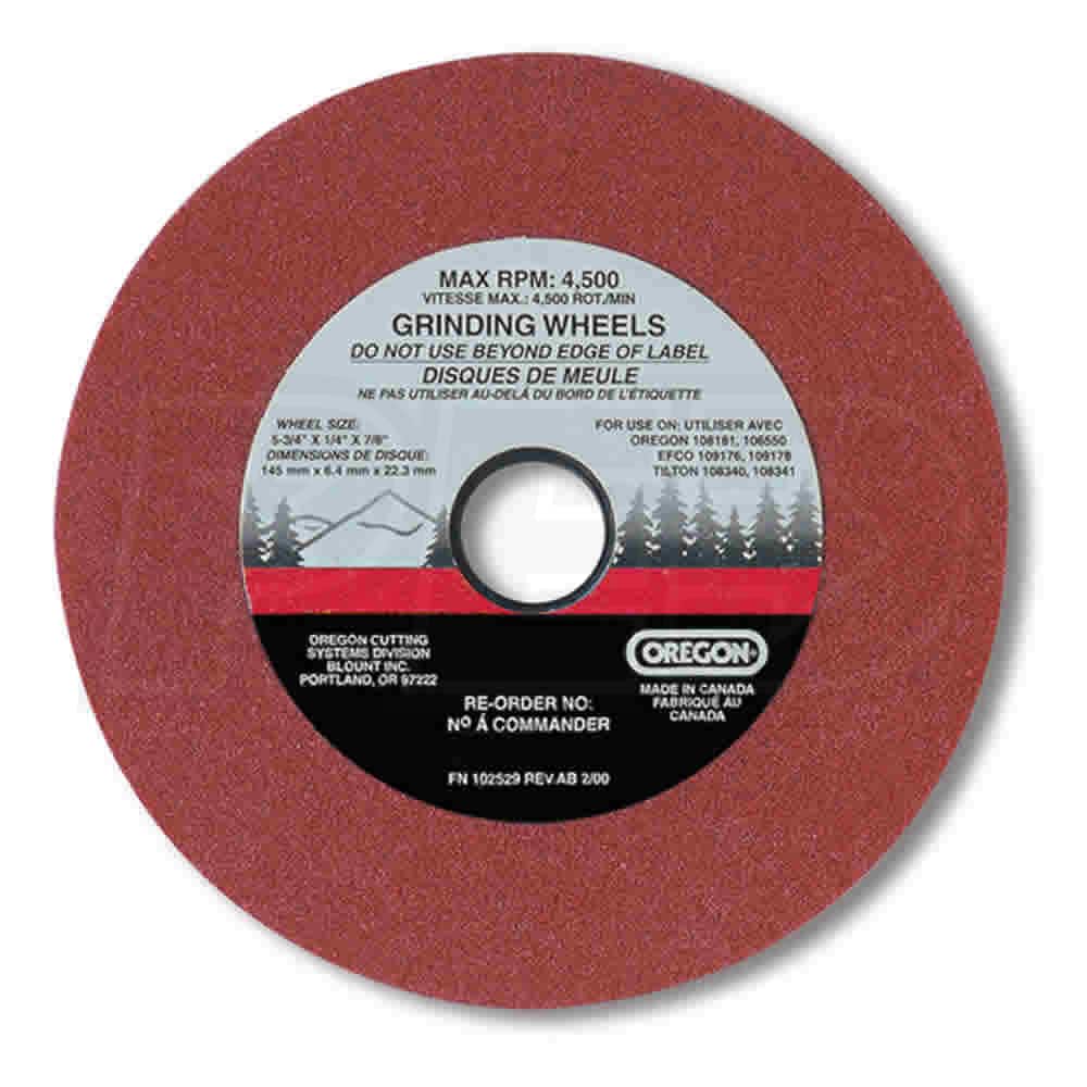 Oregon 53/4" x 1/8" Replacement Grinding Wheel For Full Size Oregon