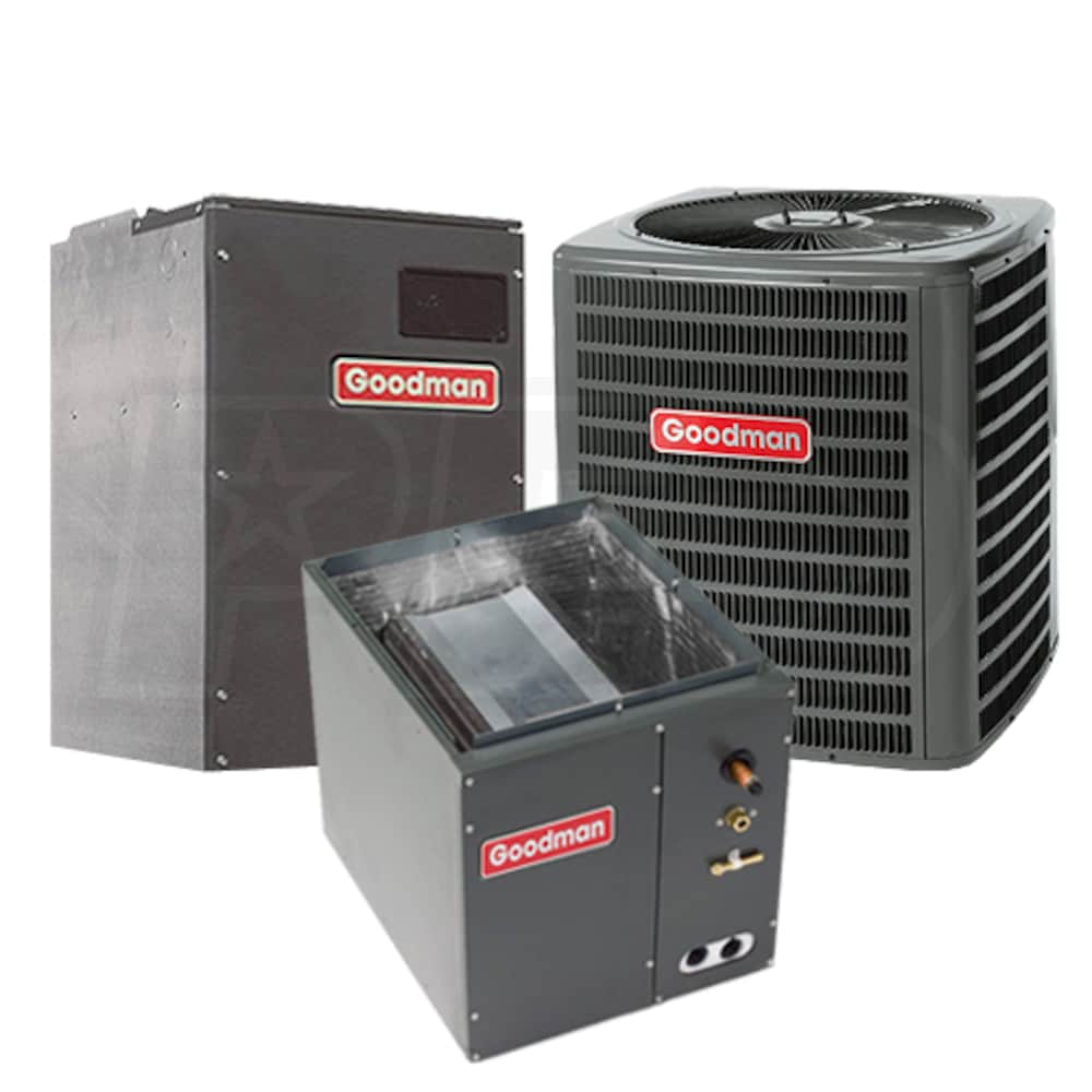 Goodman 3.0 Ton Cooling Air Conditioner + Air Handler Kit 16.0
