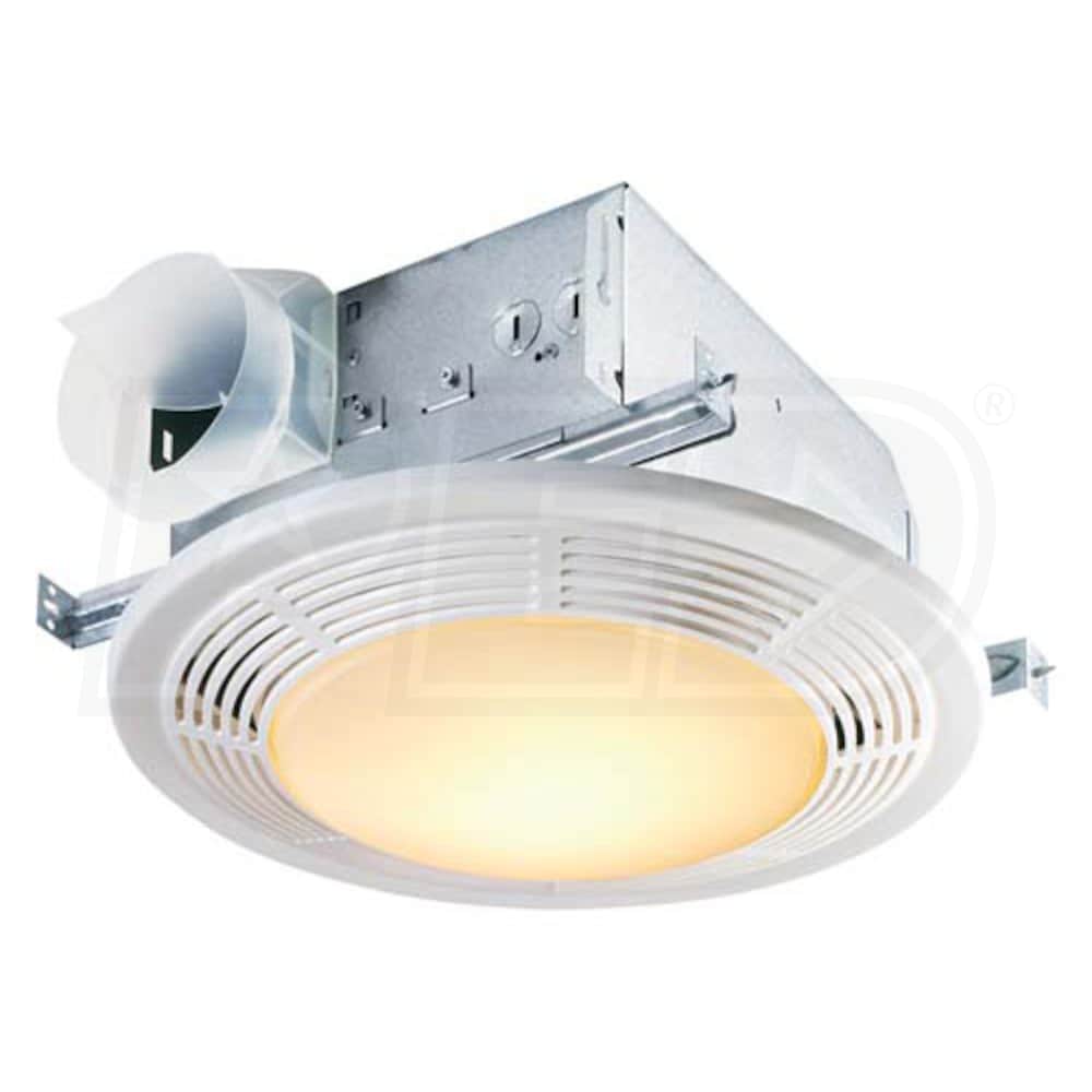 Broan 8663RP 100 CFM Bathroom Exhaust Fan With Light and