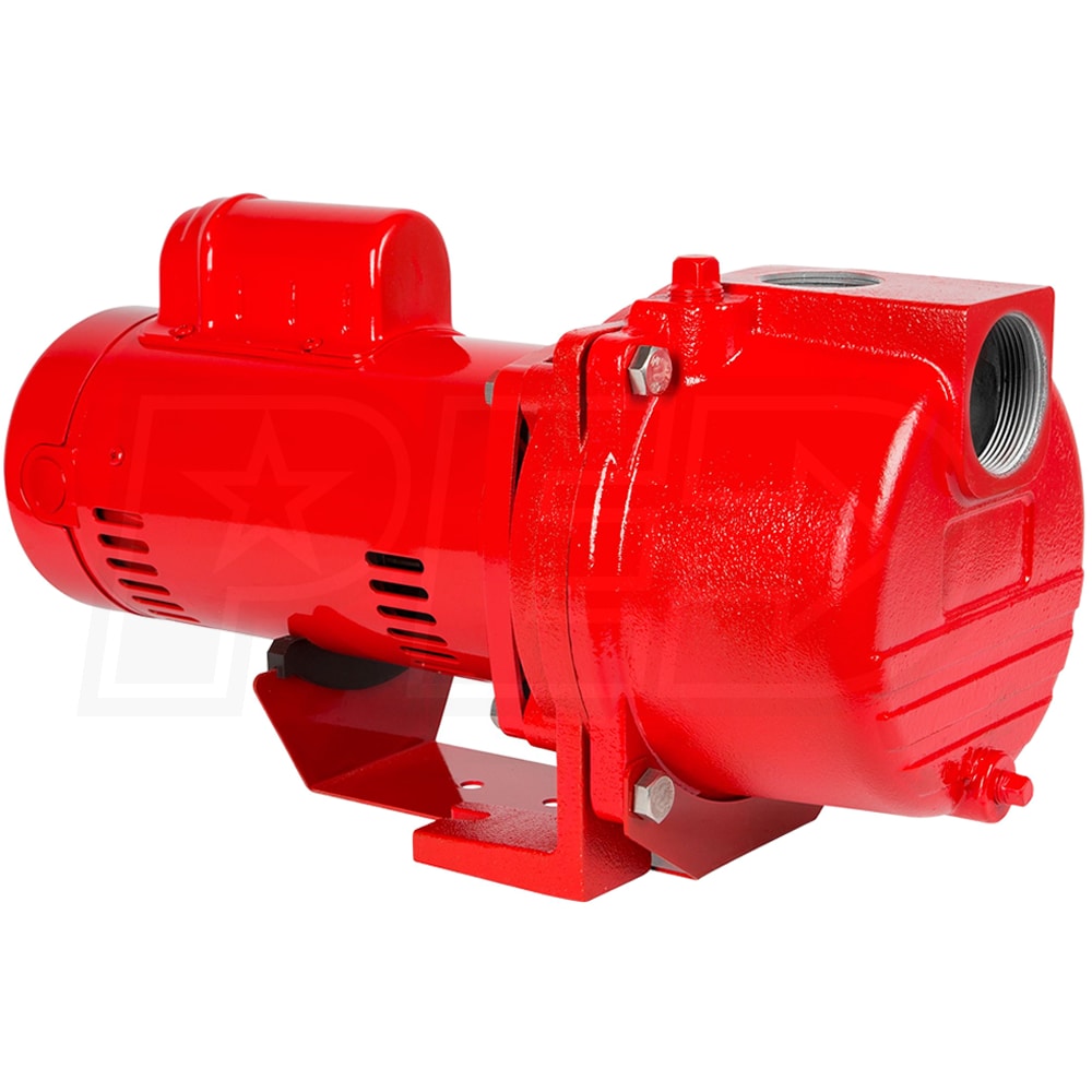 Red Lion 71 GPM 11/2 HP SelfPriming Cast Iron Sprinkler Pump w/ Brass