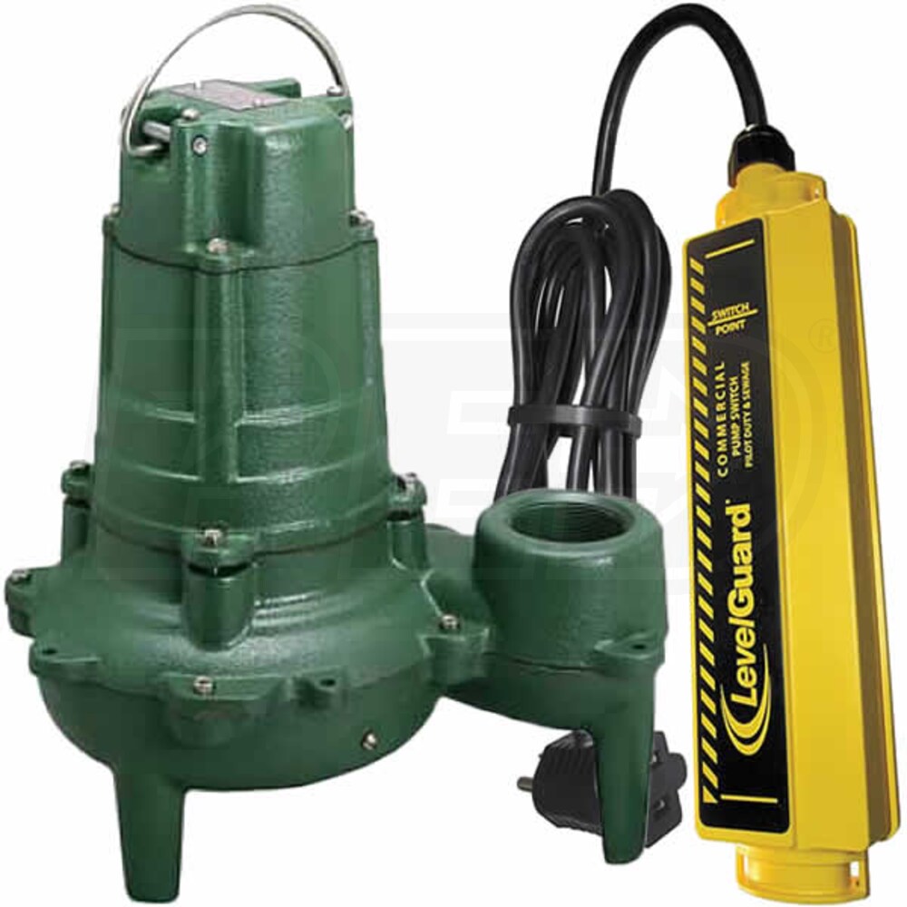 Zoeller N267 1/2 HP Cast Iron Submersible Sewage Pump (2") w