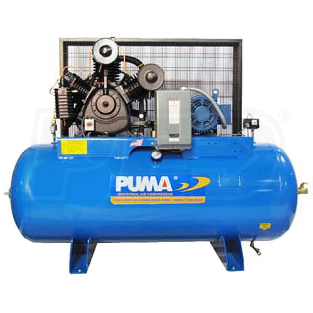 puma 3 hp 40 gallon two stage air compressor